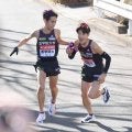 国学院大は過去最高順位２位　初Ｖならずアンカー尾熊は号泣　往路４位から早大、中大を逆転　７区高山が歴代２位の激走　Ｖ青学大と２分３３秒差