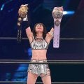 【新日本】IWGP王者朱里、STRONG王者上谷沙弥下し２冠！ドームを朱世界に染めた