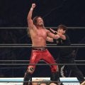 中邑真輔から赤いマフラーを託されたＴＡＫＥＳＨＩＴＡ、辻陽太に敗れＩＷＧＰヘビー級王座陥落も思い届ける「立ちたくても立てないレスラーがいる」【１・４新日本、棚橋引退】