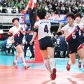 「拾って」「つないで」「打って」京都橘が快勝　エース代役の1年生躍動　春高バレー