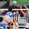 7大会ぶり出場の静清、しぶとく初戦突破　エース鈴木夢優が底力発揮　春高バレー