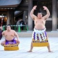 横綱・大の里が“天下統一”へ明治神宮土俵入り　徳川家康モチーフの化粧まわしを初披露「初場所へ頑張りたい」