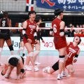 春高バレー　細田学園、高知中央に競り勝って３回戦進出　1年生コンビの中島＆松本が得点を量産