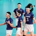 山梨の日本航空、198センチのバトや今井ら中心に多彩な攻撃　3回戦進出、春高バレー