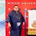 新十両の一意、母校から化粧まわし贈られ感無量「日大で培ったこと忘れず、精いっぱい努力する」