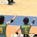 「触ってないって」女子バレー、全力アピールに審判思わずニッコリ チャレンジでの珍しい一コマ