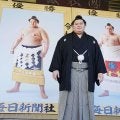 左肩痛の大の里が初場所初優勝に意欲「まだ優勝したことがない場所。一生懸命やっていきたい」