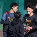 阪神・ドラ１立石　熱覇ポーズ考案に意欲「かっこいいのがあれば」佐藤輝＆森下パフォに憧れ　聖地で喜び爆発させる
