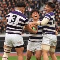 明大が７大会ぶり１４度目Ｖ　宿命のライバル・早大の攻撃を封じる　平主将は言葉を詰まらせる　４万３４８９人のＭＵＦＧ国立が大歓声【全国大学ラグビー選手権】