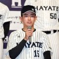 【くふうハヤテ】トライアウトから頂点へ…山本敢生１年目の意気込み「セ・パ12球団目指したい」