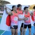重圧はねのけデフ五輪リレーで金　岡本隼さん「4年後も出場したい」