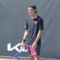 錦織圭　約３０分ほど坂本怜と練習　自分のミスに「ポンコツ！」と苦笑い　全豪オープンテニス予選