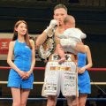 池側純がアッパー一撃で逆転ＫＯ戴冠　５月・東京ドームで辰吉寿以輝との初防衛戦切望