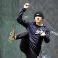 広島・遠藤に躍動感　右足高く上がった「指に掛かるようになった」直球復活「手応えがある」