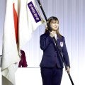【フィギュア】坂本花織「お笑いキャラとして…」秋篠宮ご夫妻見守る五輪結団式で旗手代行務める