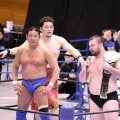 デビュー３連勝ウルフアロン、初メインで初マイクも披露「最高の気分です」プロレス転向きっかけ恩人・永田裕志と初共闘で万感