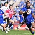 【ハイライト動画あり】ブルーレヴズ、7トライで今季本拠地初勝利。粘るダイナボアーズを突き放す。