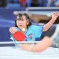 【卓球全日本】女子シングルス最年少の１１歳・鈴木希華が１回戦突破「次も勝ちたい」２勝すれば８人目の快挙