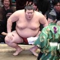 熱海富士が２日連続の金星　大の里を破って勝ち越し　８連勝で賜杯争いトップに並ぶ