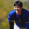 大谷翔平、ド軍で“一番乗り”？　380億円男を超速お出迎え…会見後に生まれた豪華共演