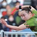 【卓球全日本】伊藤美誠がストレート勝ちで５回戦に進出　４大会ぶり４度目の頂点へ初戦突破…女子シングルス