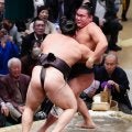 横綱豊昇龍が残り３日間に不安残す　痛恨の４敗目喫した後にサポーターを巻いた左膝を気にする