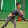 【楽天】ドラ１藤原聡大、約２週間の新人海外トレ終え自主練習に参加「戦力になれるように」
