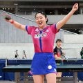 張本美和　８強＆ジュニア４連覇　憧れの石川佳純に並ぶジュニア記録「すごくうれしい」　悲願“２冠”へあと三つ