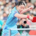 【卓球全日本】張本美和「不安と緊張でいっぱいでした」２ゲームは６点差逆転　技術“３拍子”そろった長崎美柚に４ー１、３年連続４強