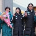 箱根３連覇の青学大パレード「女子マネジャーたちがいたからこその優勝でもあります」チーム支えたスタッフもＶサイン
