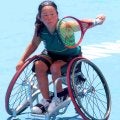 【全豪テニス】上地結衣　元世界女王にストレートで快勝　２連覇に向けて好発進　車いすテニス