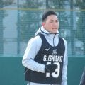 【ロッテ】新人合同自主トレ打ち上げ　ドラ１石垣元気「状態は上がってきている」