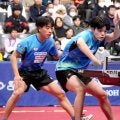 【卓球全日本】篠塚大登、谷垣佑真組が４強入り　シングルス２位＆３位ペアはともに最終学年「絶対に優勝してやるという気持ちで」