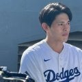 佐々木朗希、ドジャーフェストで今季初の取材対応