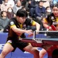 張本美和が混合ダブルスV 3冠達成
