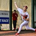 【楽天】前田健太、元気です　初日からブルペン「縁起よく18番ということで」監督の目の前で18球