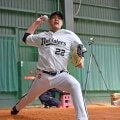 オリックス・九里、初日から９０分に及ぶキャンプ自己最多の３５０球投げ込みデモ「初日から、と決めていた」　開幕投手にも意欲十分