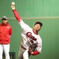 広島・栗林　初日いきなり先発仕様“高速テンポ”投法！間隔縮めて省エネ６５球　開幕ローテ入りへ「良い感じ」