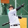 阪神・大山　初ランチ特打１５発「全然ダメ」辛口も仕上がりバッチリ　“Ｇキラー”に００７警戒「振れてますね」