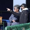 日本ハム・新庄監督と亀山氏がグラウンドで談笑　「年に一度の亀新コンビありがとう！！」「大人カッコイイ」とＳＮＳ沸く