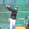 【日本ハム】西川遥輝が前日とは違うフォームで屋外フリー打撃　鶴岡慎也氏は焦らぬよう後押し
