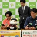 「もう終わったの?」ヴィッセル権田選手ら、スマホで確定申告体験