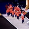 【五輪開会式】「ＧＩＡＰＰＯＮＥ」！　日本選手団が３４番目に行進　４か所で同時入場　ミラノで森重、山間部で冨田が旗手