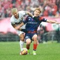 【鹿島】雪の中、２トップと両CB半袖「鈴木優磨がちゃんと半袖で安心」「寒そう」