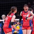 SVリーグ女子　NEC川崎とSAGA久光の首位攻防戦は1勝1敗　東レ滋賀が連敗をストップ