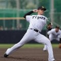 【阪神】ドラ５能登嵩都は２回４失点も岡田顧問「ボール重そうやね」昨季はイースタンで４冠