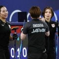 【五輪】カーリング女子　日本代表フォルティウス　２戦目のデンマークに第３エンド終了し１－３とリードを許す　１次リーグ