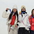 【スノボ】女子ハーフパイプはアジアルーツ３選手が表彰台独占「アジア系が表彰台」「すごい」