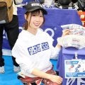 大阪オートメッセ　トップレースアンバサダーの生田ちむはＳＰＡＲＣＯブース「ＯＡＭは３年ぶり」