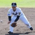【阪神】ドラ２谷端将伍シートノックで初の三塁守備「外野にしろ内野にしろ100％でやりたい」